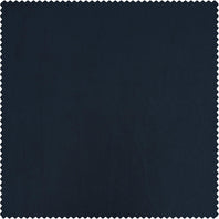 Navy Blue Solid Faux Silk Taffeta Swatch - HalfPriceDrapes.com