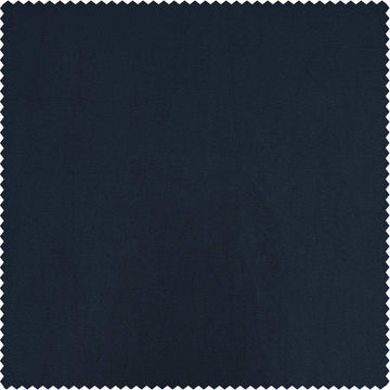 Navy Blue Solid Faux Silk Taffeta Swatch - HalfPriceDrapes.com