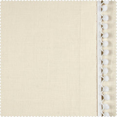 Channing Bordered Modern Hampton Textured Cotton Curtain