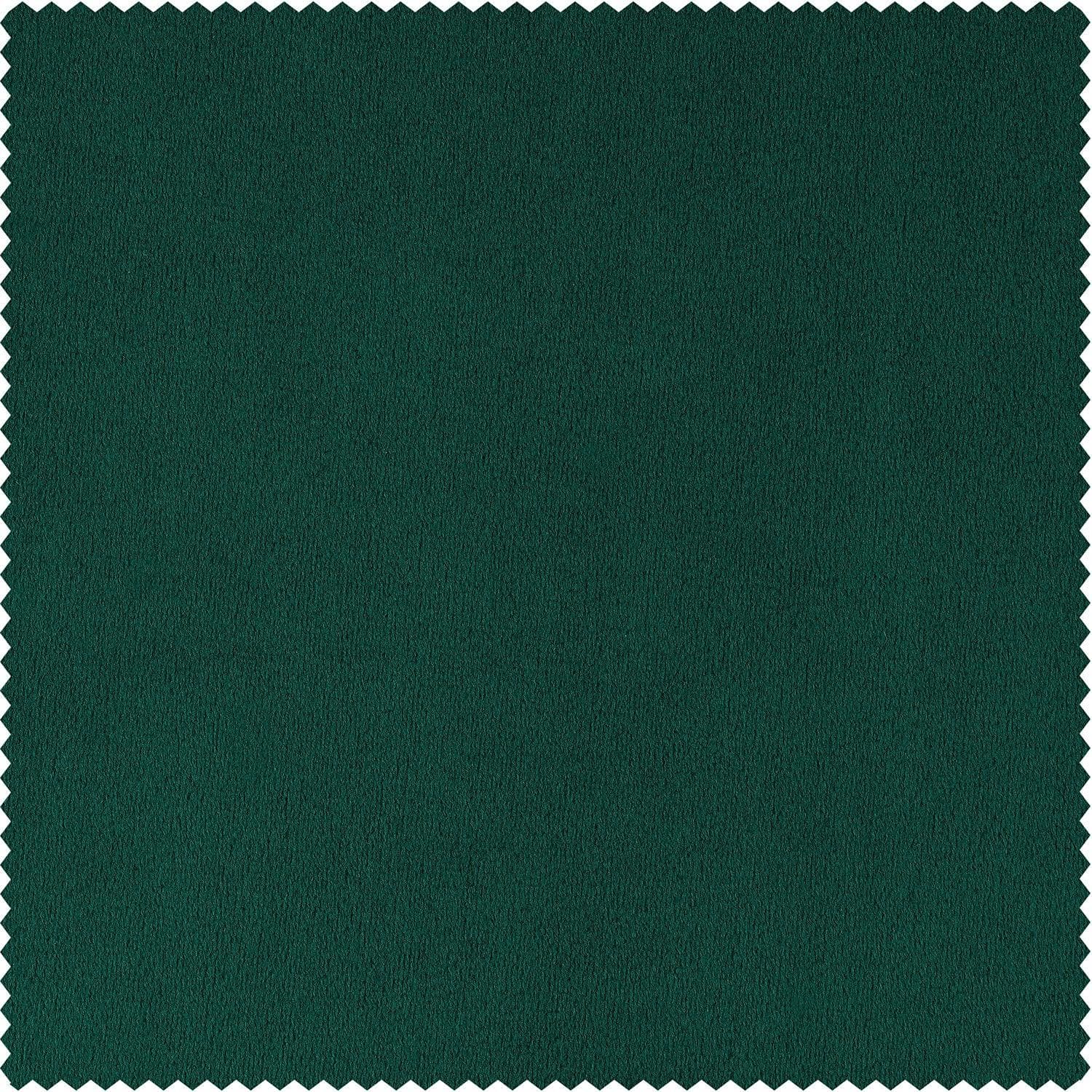 Dark Malachite Green Signature Velvet Room Darkening Curtain Pair (2 Panels)