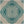 Henna Teal Emblem Room Darkening Curtain