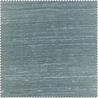 Mood Blue Textured Dupioni Silk Swatch - HalfPriceDrapes.com