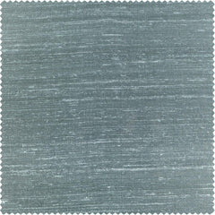 Mood Blue Textured Dupioni Silk Curtain