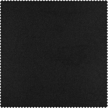 Black Thermal Cross Linen Weave Swatch - HalfPriceDrapes.com