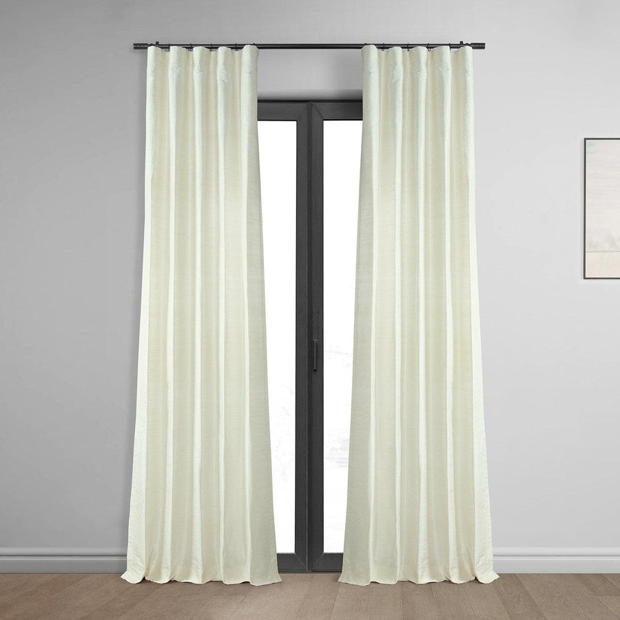 Pearl Textured Dupioni Silk Curtain - HalfPriceDrapes.com