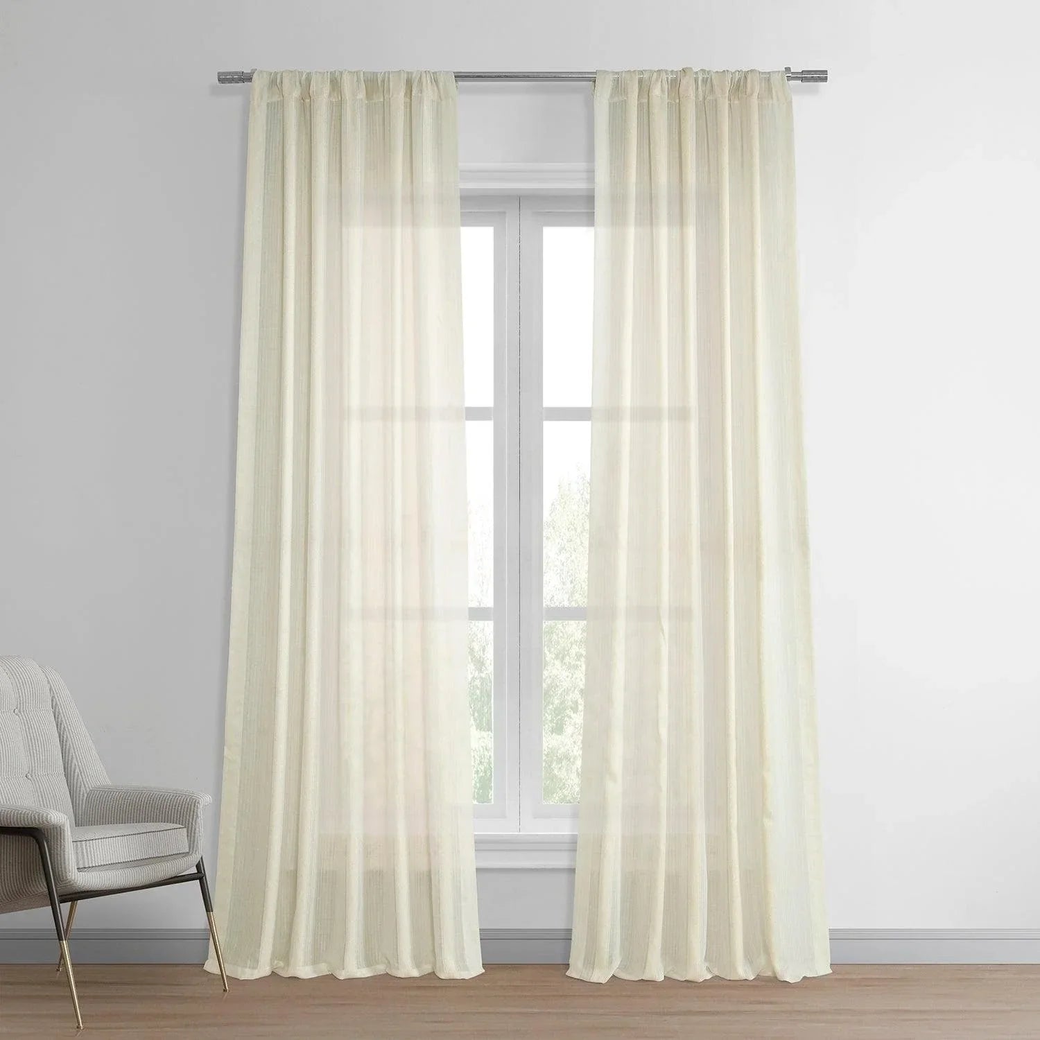 Birch Deluxe French Linen Curtain - HalfPriceDrapes.com