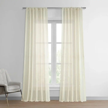 Birch Deluxe French Linen Curtain - HalfPriceDrapes.com