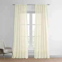 Antique Lace Deluxe French Linen Curtain - HalfPriceDrapes.com