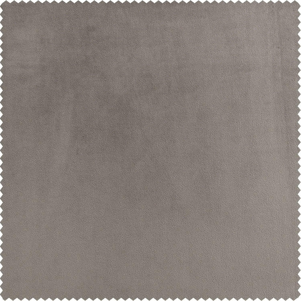 Library Taupe Signature Plush Velvet Swatch - HalfPriceDrapes.com