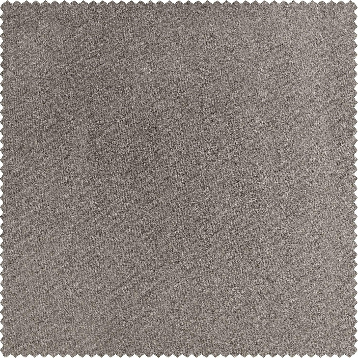 Library Taupe Signature Plush Velvet Swatch - HalfPriceDrapes.com