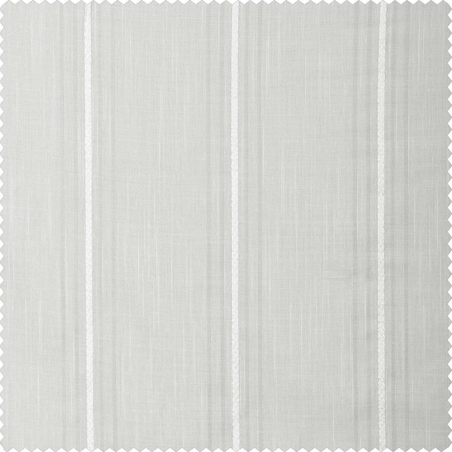 Aruba Cream Striped Linen Swatch - HalfPriceDrapes.com