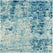 Strata Blue Abstract Printed Faux Linen Room Darkening Curtain