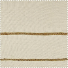 Millstone Bordered Modern Hampton Textured Cotton Curtain