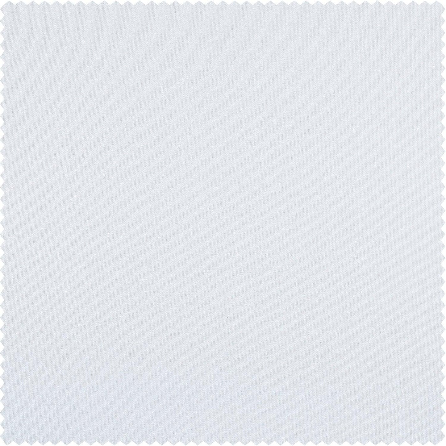 White Thermal Cross Linen Weave Swatch - HalfPriceDrapes.com
