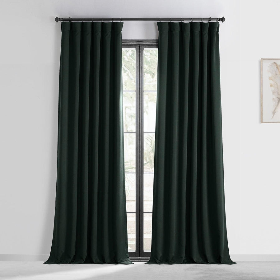 Dark Mallard Green Room Darkening Curtain - HalfPriceDrapes.com