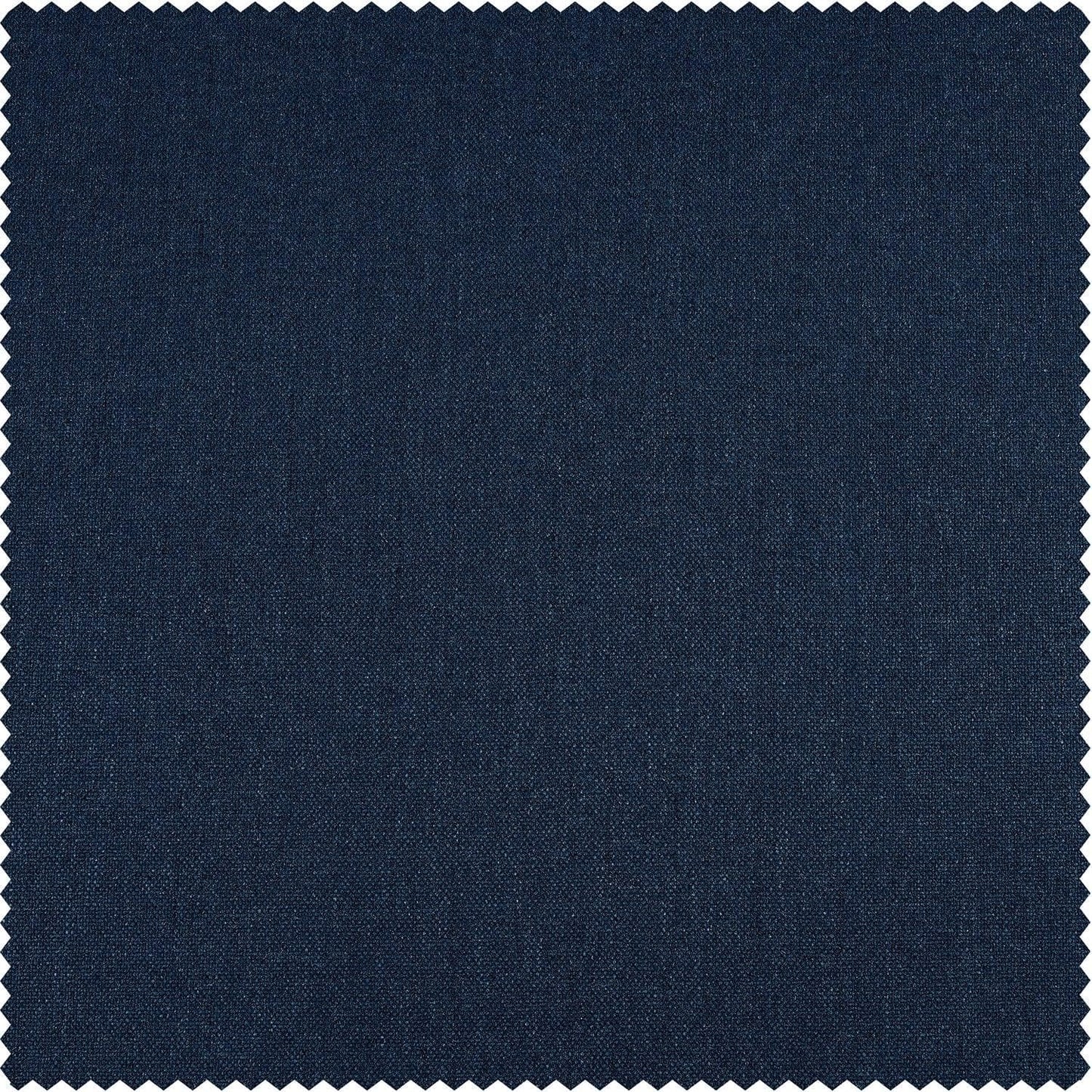 Indigo Thermal Cross Linen Weave Swatch - HalfPriceDrapes.com