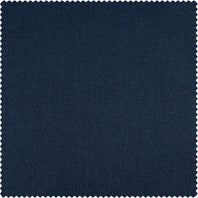 Indigo Thermal Cross Linen Weave Swatch - HalfPriceDrapes.com