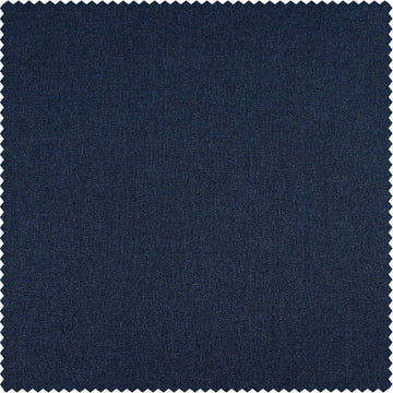 Indigo Thermal Cross Linen Weave Swatch - HalfPriceDrapes.com
