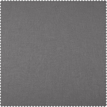 Gravel Grey Textured Faux Linen Swatch - HalfPriceDrapes.com