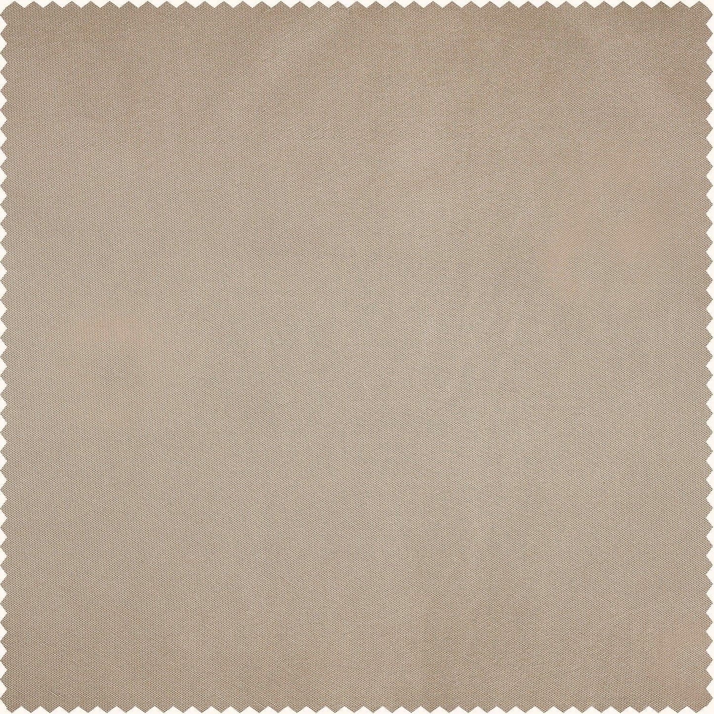 Antique Beige Solid Faux Silk Taffeta Swatch - HalfPriceDrapes.com
