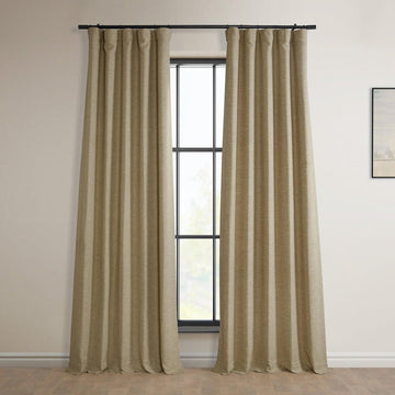 Ginger Textured Bellino Room Darkening Curtain