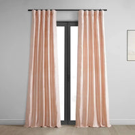 Truffle Pink Textured Dupioni Silk Curtain - HalfPriceDrapes.com