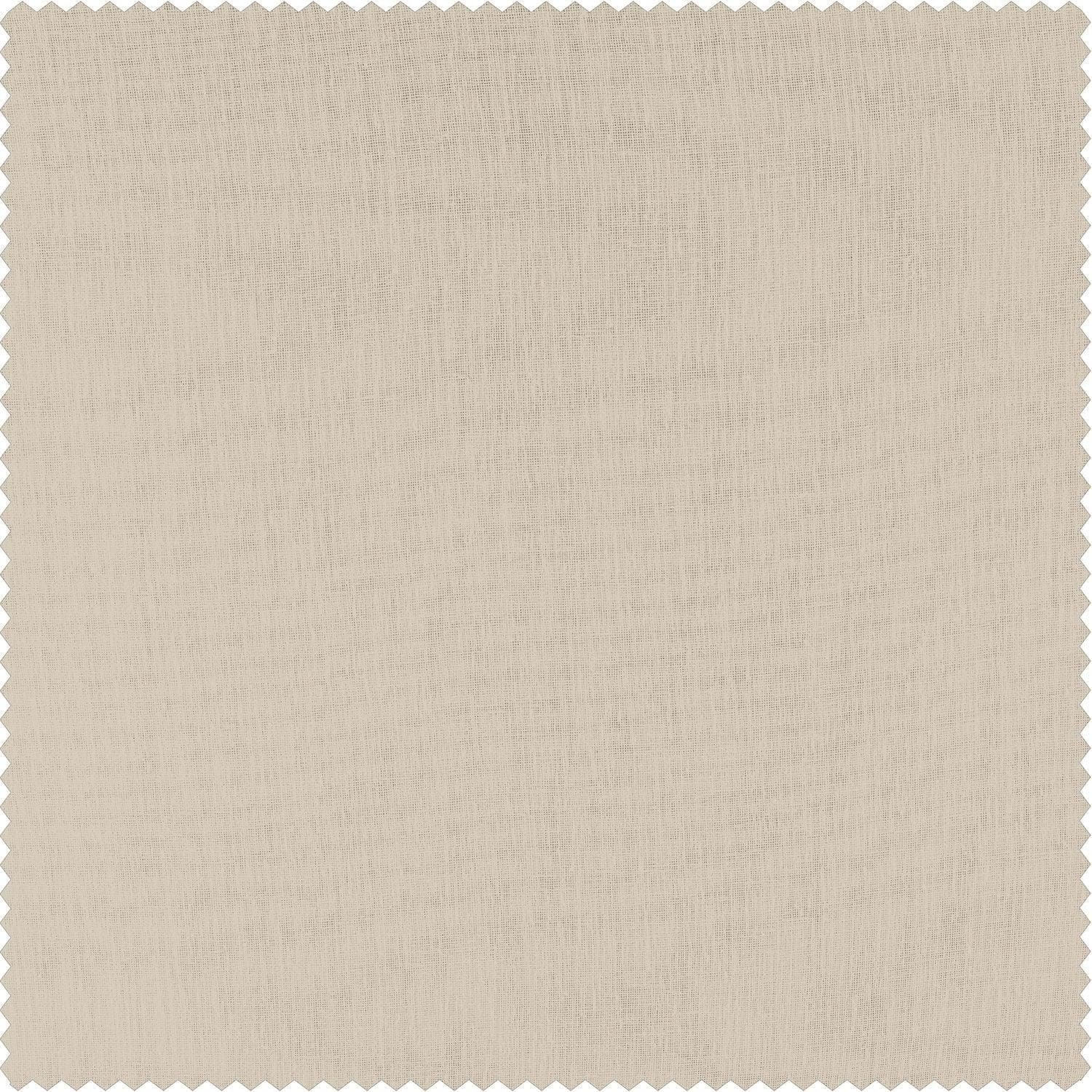 Cotton Seed Grommet Textured Faux Linen Sheer Curtain