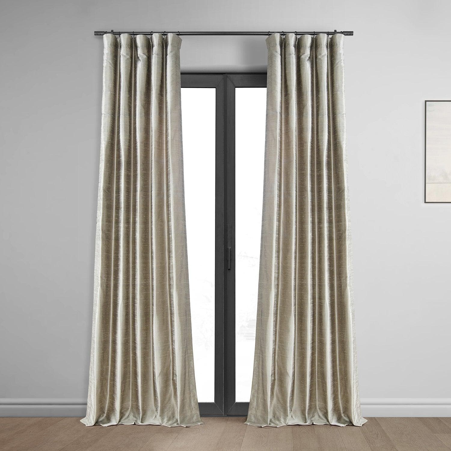 Cashmere Textured Dupioni Silk Curtain - HalfPriceDrapes.com