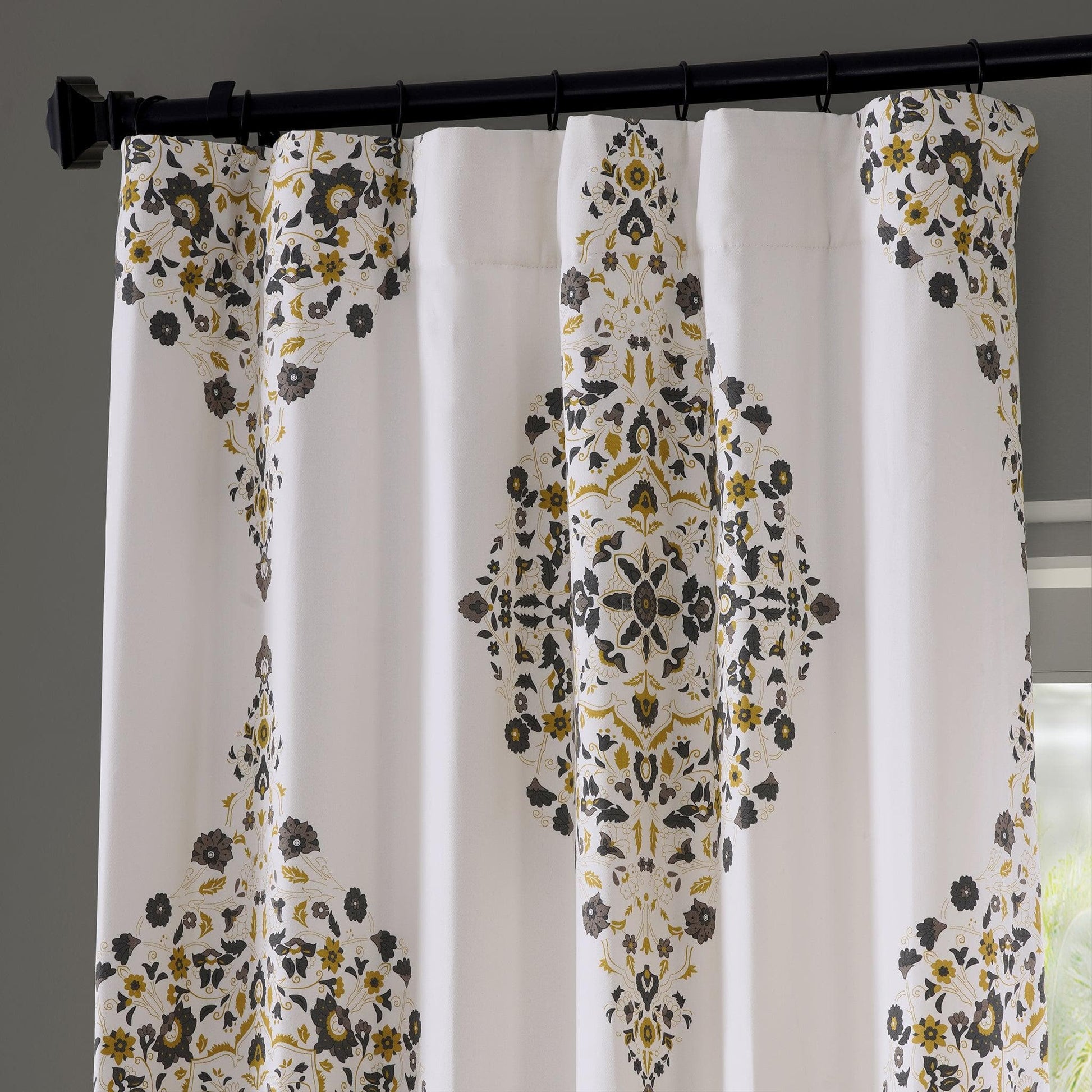 Kerala Gold Printed Cotton Curtain
