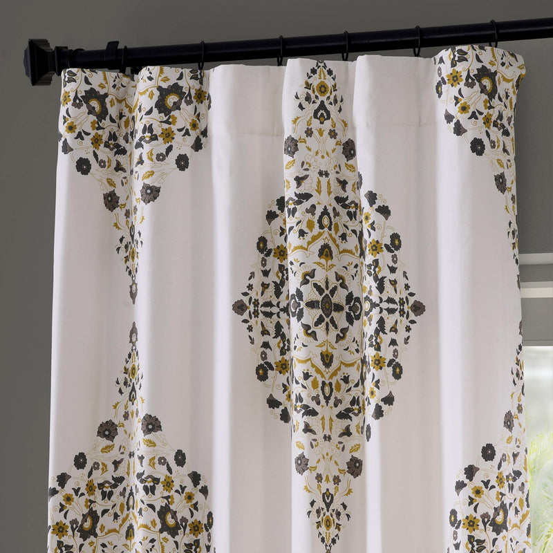 Kerala Gold Printed Cotton Curtain