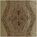 Chai Gold Bordered Embroidered Designer Faux Silk Swatch