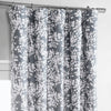 Botanic Grey Printed Faux Linen Room Darkening Curtain - HalfPriceDrapes.com