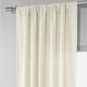 Antique Lace Deluxe French Linen Curtain - HalfPriceDrapes.com
