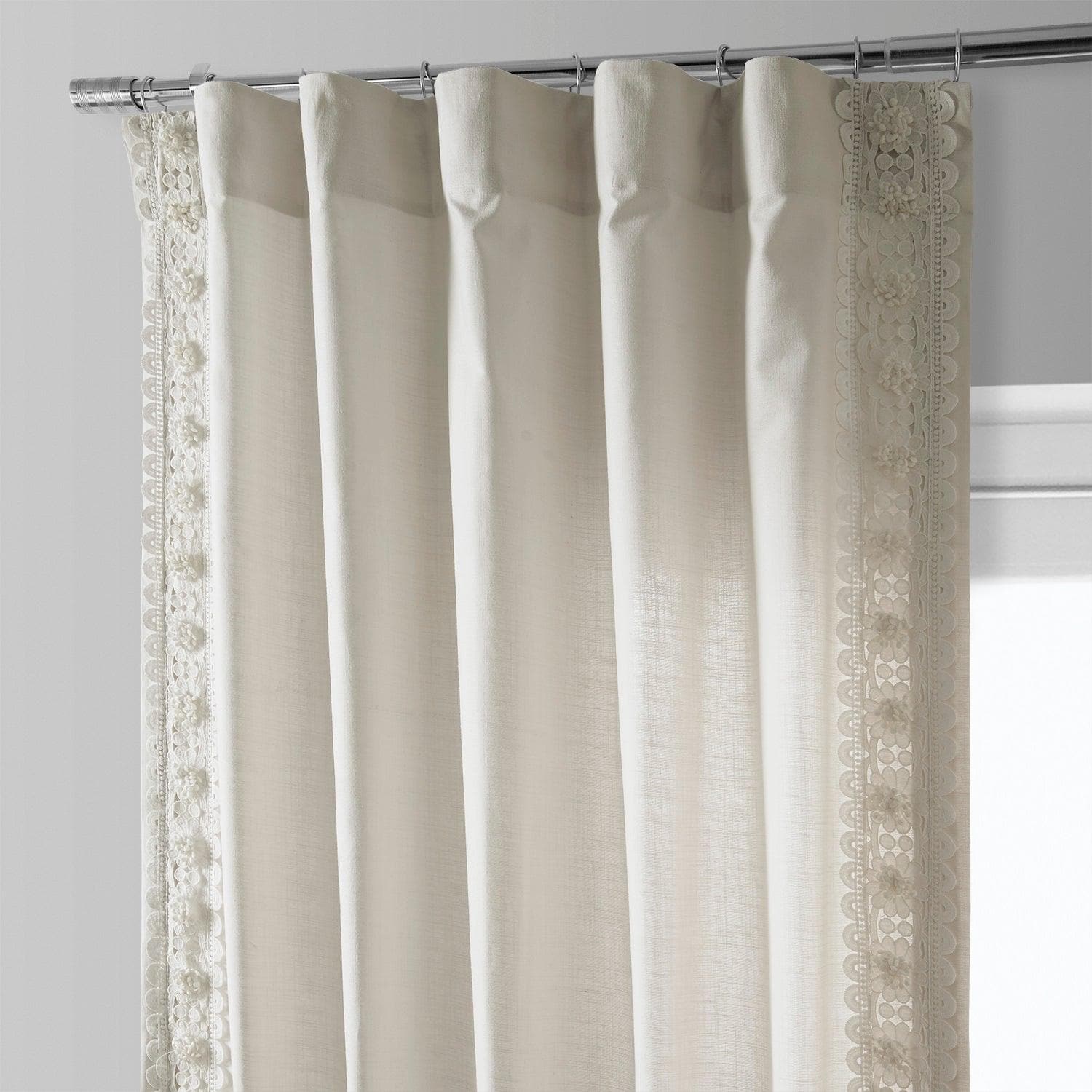 Primrose Modern Hampton Textured Cotton Curtain - HalfPriceDrapes.com