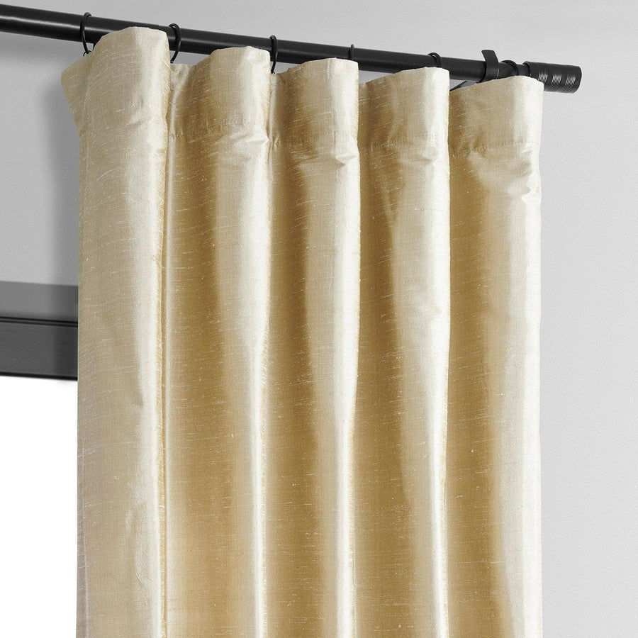 Biscotti Textured Dupioni Silk Curtain - HalfPriceDrapes.com