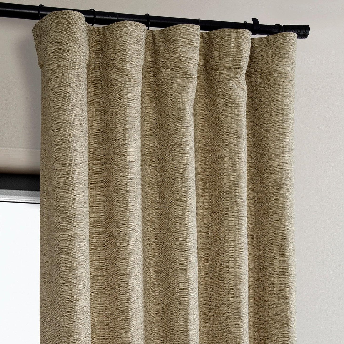 Ginger Textured Bellino Room Darkening Curtain - HalfPriceDrapes.com