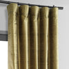 Sconce Gold Textured Dupioni Silk Curtain - HalfPriceDrapes.com