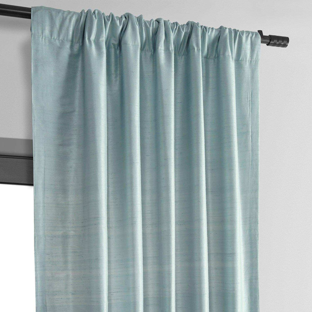 Siberian Ice Textured Dupioni Silk Curtain - HalfPriceDrapes.com