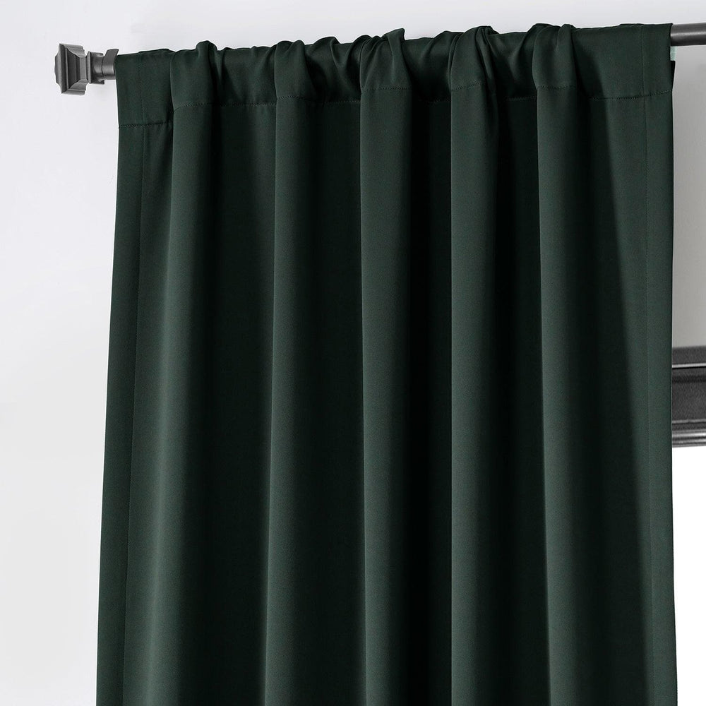 Dark Mallard Green Room Darkening Curtain - HalfPriceDrapes.com