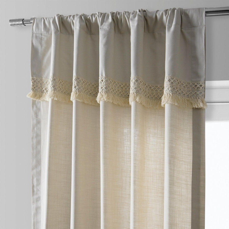 Sayville Modern Hampton Textured Cotton Curtain - HalfPriceDrapes.com