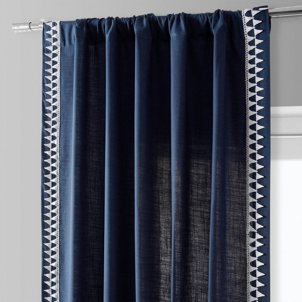 Blue Harbor Modern Hampton Textured Cotton Curtain - HalfPriceDrapes.com