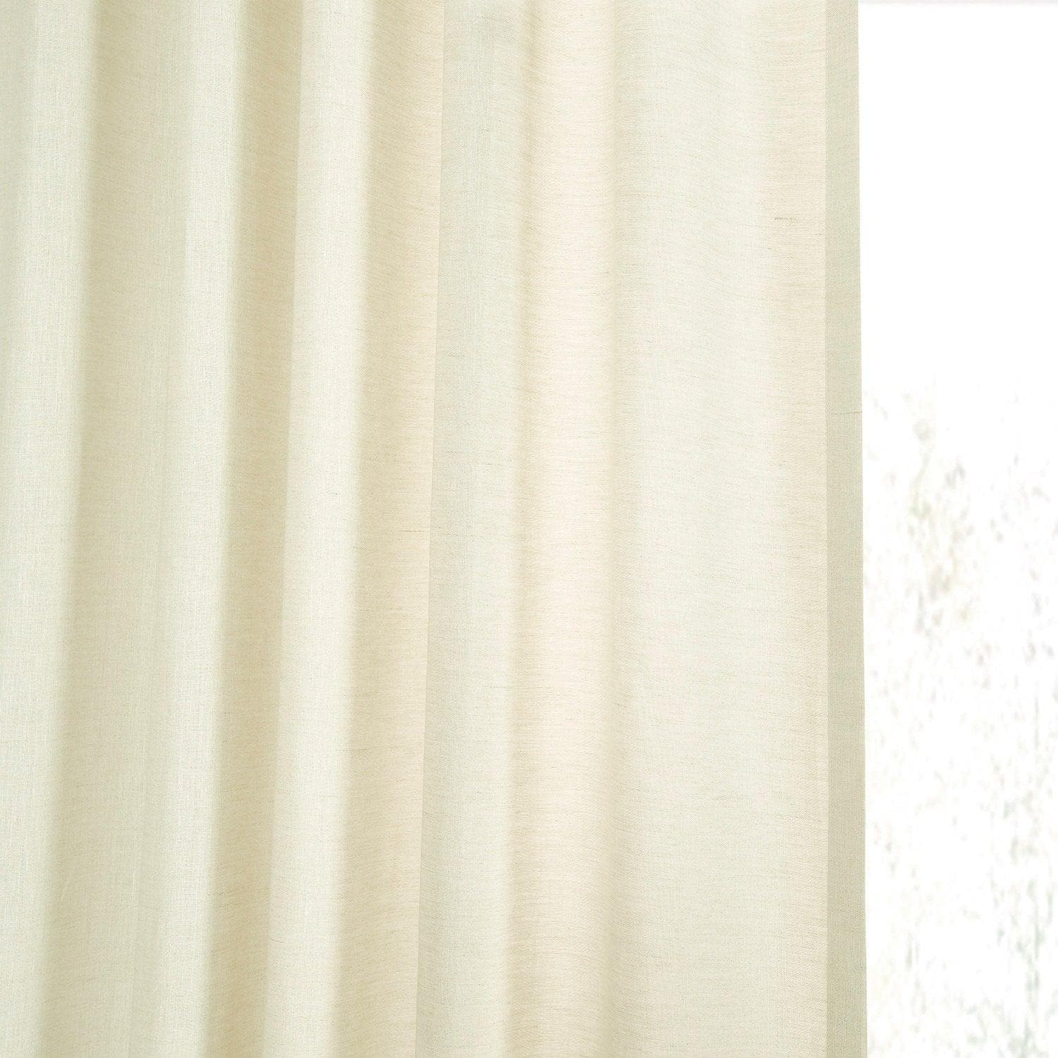 Antique Lace Deluxe French Linen Curtain - HalfPriceDrapes.com