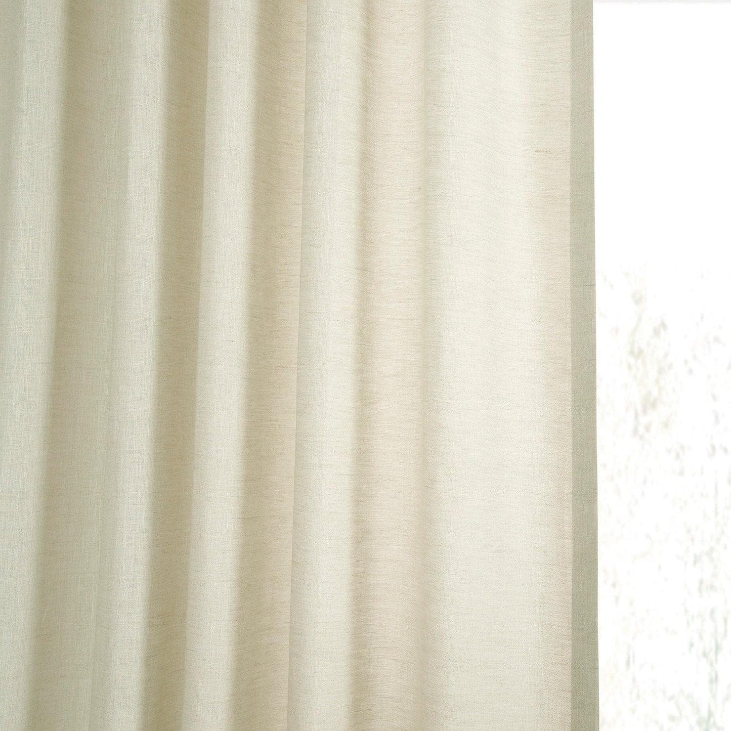 Birch Deluxe French Linen Curtain - HalfPriceDrapes.com