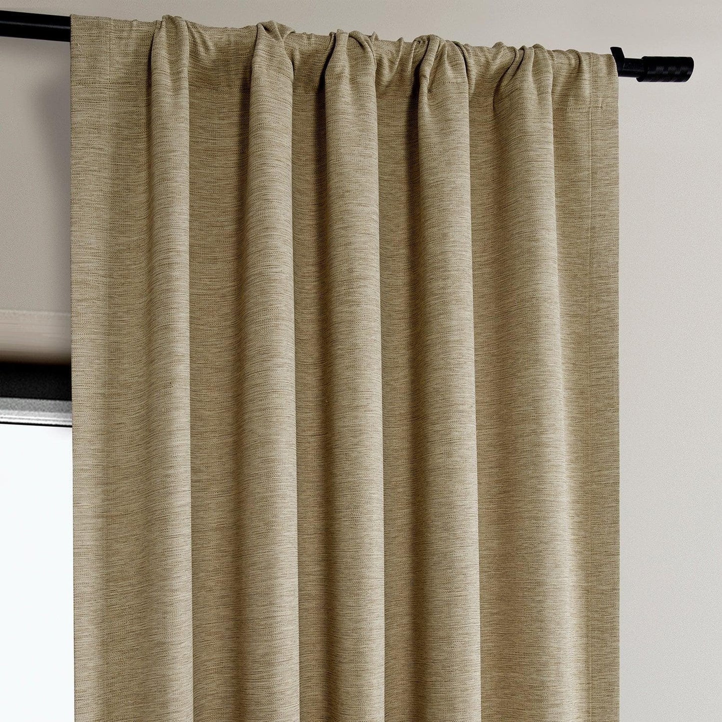 Ginger Textured Bellino Room Darkening Curtain - HalfPriceDrapes.com