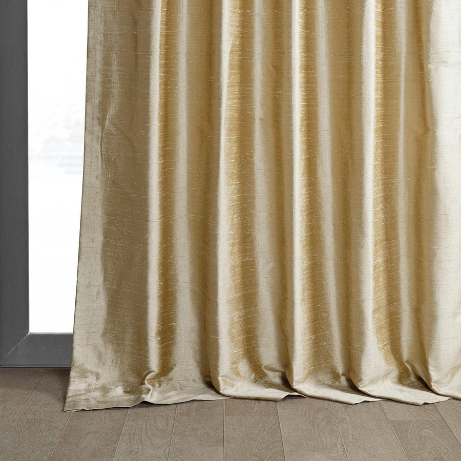 Biscotti Textured Dupioni Silk Curtain - HalfPriceDrapes.com
