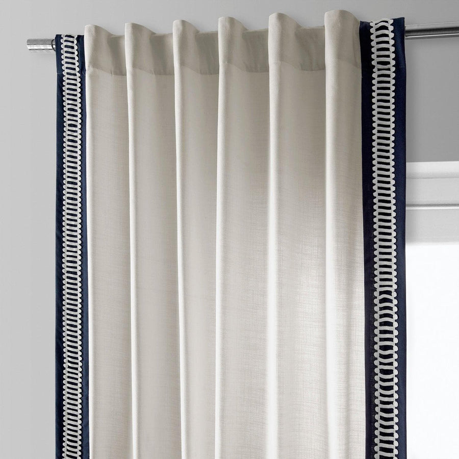 Blue River Modern Hampton Textured Cotton Curtain - HalfPriceDrapes.com