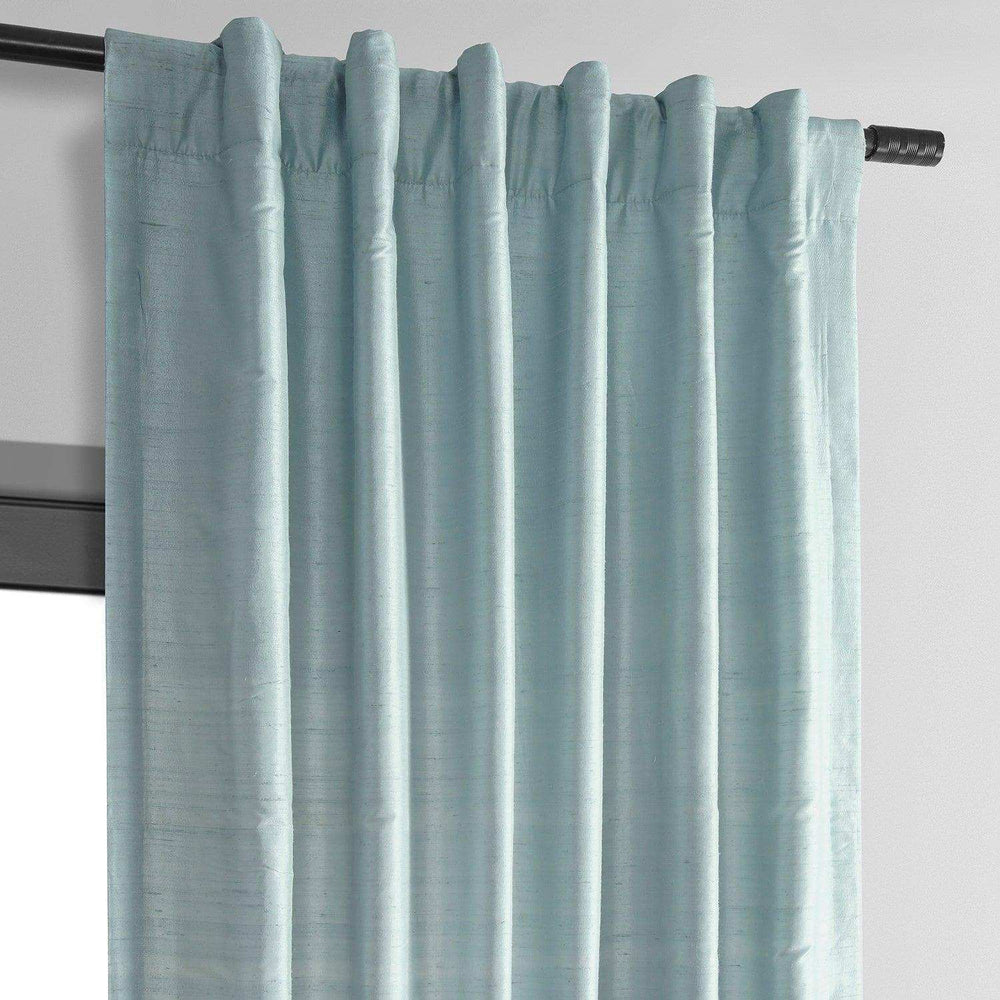 Siberian Ice Textured Dupioni Silk Curtain - HalfPriceDrapes.com