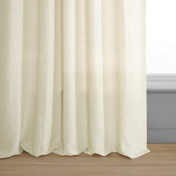 Antique Lace Deluxe French Linen Curtain - HalfPriceDrapes.com