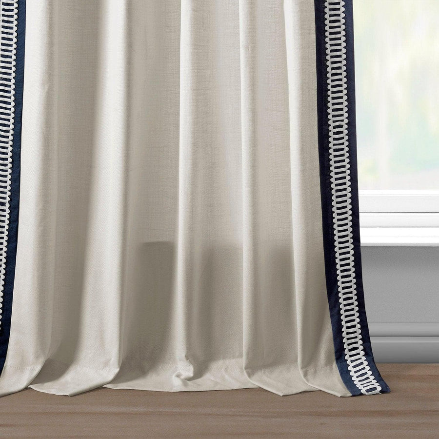 Blue River Modern Hampton Textured Cotton Curtain - HalfPriceDrapes.com