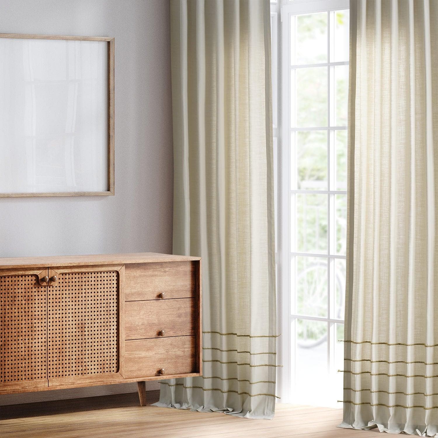 Millstone Modern Hampton Textured Cotton Curtain - HalfPriceDrapes.com